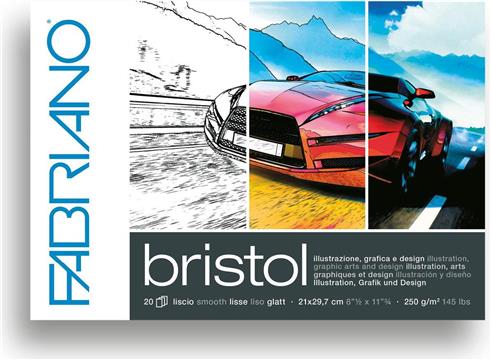 Blok Fabriano bristol A4 20L 250g 19002129