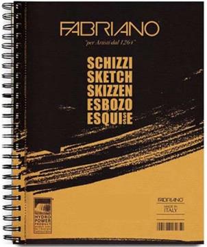 Blok Fabriano schizzi 21x29,7 (A4) 90g 120L spiralni long side 52129766