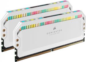 Memorija PC5-44800, 16 GB, CORSAIR CMT32GX5M2B5600C36W Dominator Platinum RGB C36 White, DDR5 5600MHz, kit 2x8GB