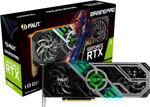 Graphic card Palit GeForce RTX 3080 GamingPro 12GB GDDR6X 384bit 3DP/HDMI