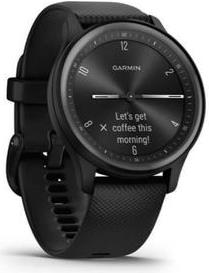 Pametni sat GARMIN Vivomove Sport, HR, GPS, multisport, crni/crni remen, 010-02566-00