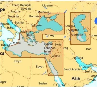 C-MAP East Mediterranean