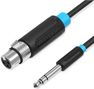 Vention 6.5mm Male to XLR Female Audio Cable 5M Black