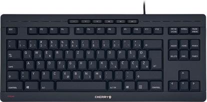 Cherry Stream TKL tiha tipkovnica, crna, HR layout