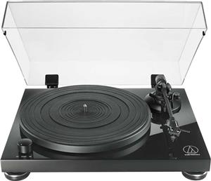 Gramofon AUDIO-TECHNICA AT-LPW50PB, ručni gramofon s pogonom na remen, crni