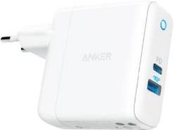 Anker PowerPort PD+2 20W total zidni adapter/punjač, 1× USB-C + 1×USB-A, Power IQ