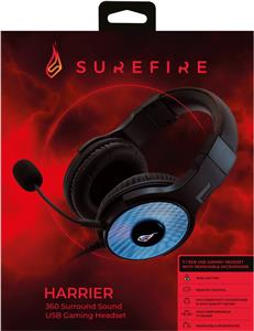 Slušalice SureFire Harrier 360 Surround Sound USB Gaming, #48822