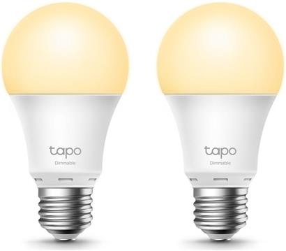 TP-Link Tapo L510E Smart Wi-Fi Light Bulb, Dimmable, E27 base, 2700K, 220V, 50/60 Hz, 60W Equivalent, Energy Class A+, 2.4GHz, 802.11b/g/n, Tapo APP, Works with Alexa and Google Assistant, Timer and S