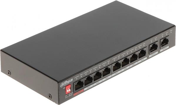 Dahua DOD Switch 10port 8PoE Unmanaged, PFS3010-8ET-96-V2