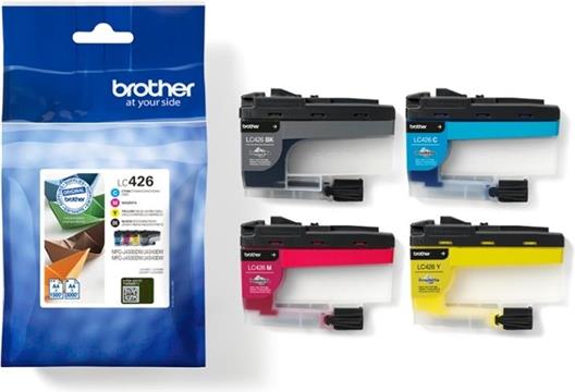 Brother LC426 - 4-pack - black, yellow, cyan, magenta - original - ink cartridge