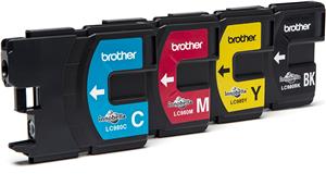 Brother LC980VALBPDR - 4-pack - black, yellow, cyan, magenta - original - ink cartridge