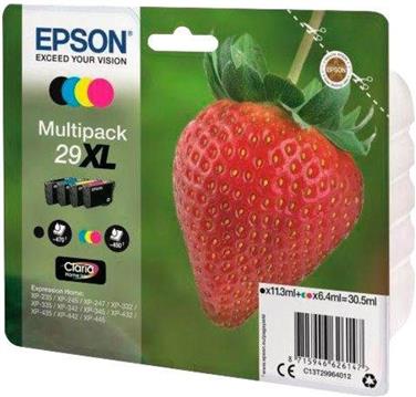 Epson 29XL Multipack - 4-pack - XL - black, yellow, cyan, magenta - original - ink cartridge