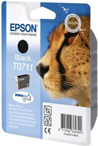 Epson T0711 - black - original - ink cartridge