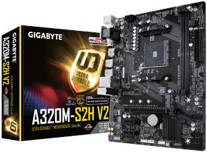 GIGABYTE GA-A320M-S2H V2, DDR4, SATA3, USB3.1Gen1, HDMI, AM4 mATX