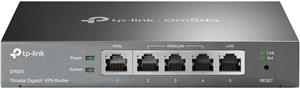 TP-Link ER605 Omada Gigabit VPN Router, 1 x G WAN, 1 x G LAN, 3 x WAN/LAN, 25K Concurrent Sessions, 128 MB DRAM, SPI 16MB Flash,IPSec, L2TP, PPTP, OpenVPN, SPI Firewall, DoS, 4 KV lightning protection