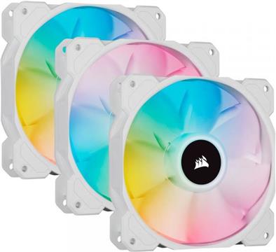 Corsair SP120 RGB Elite Performance 3 piece, 120mm inkl. Steuerung, white