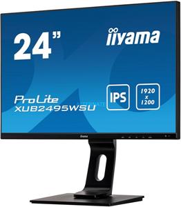 61,2cm/24,1" Iiyama ProLite XUB2495WSU-B3 1920 x 1200 Pixel WUXGA 5 ms VGA USB HDMI DP 16:10 Black