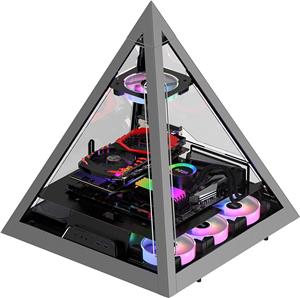 AZZA Pyramid 804 Tempered Glass, RGB Beleuchtung