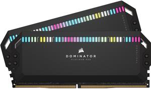 Memorija Corsair Dominator Platinum Schwarz 32GB DDR5 6000-36, (2x16GB), CMT32GX5M2X6000C36