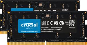 Crucial 64GB DDR5 SO-DIMM 4800-40, (2x32GB), CT2K32G48C40S5