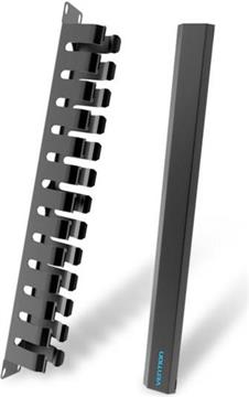 Vention 24U Cable Manager Black