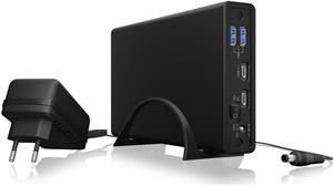 Eksterno kućište ICY BOX IB-382H-C31, 2.5"/3.5" SATA, RAID, USB-C, 2x USB 3.2