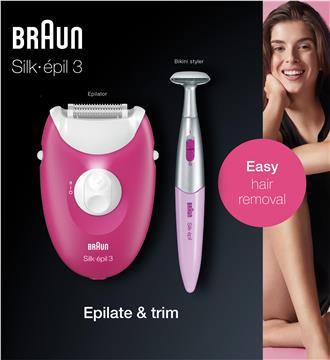 Epilator BRAUN SE 3420 + bikini trimer