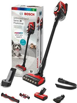 Usisavač BOSCH BBS8214PET Unlimited Serie 8 gen2 ProAnimal, štapni 18V, do 65 min, crni