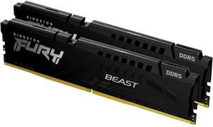 Kingston Fury Beast Black 64GB [2x32GB 5600MHz DDR5 CL40 DIMM] KF556C40BBK2-64