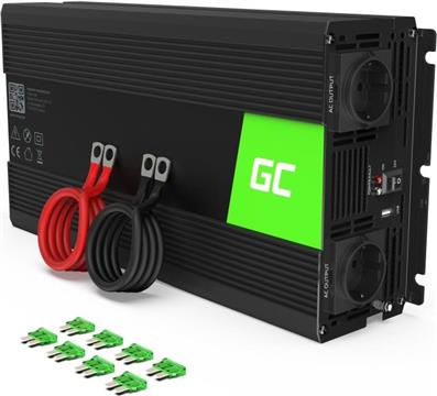 Green Cell 24V na 230V Modyfikowana sinusoida 1500W