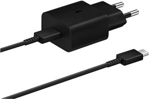 Punjač SAMSUNG 15W Fast Travel USB-C, USB Type-C kabel, crni