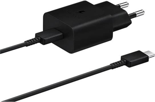 Punjač SAMSUNG 15W Fast Travel USB-C, USB Type-C kabel, crni