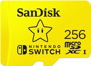 SanDisk Ultra microSDXC 256GB Nintendo Switch 100/90 MB/s A1 UHS-I