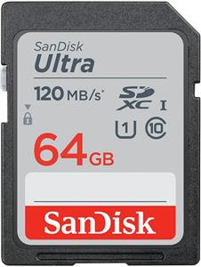 SanDisk Ultra SDXC 64GB 100 MB/s UHS-I Class 10