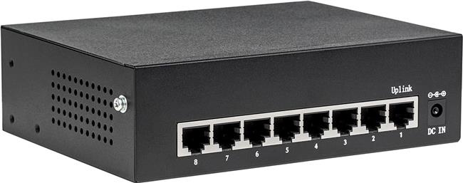 Intellinet 561204 Switch 8p Gigabit PoE+ VLAN