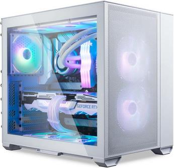 Case Lian Li O11 Air Mini, ATX, Midi-Tower, Tempered Glass, White