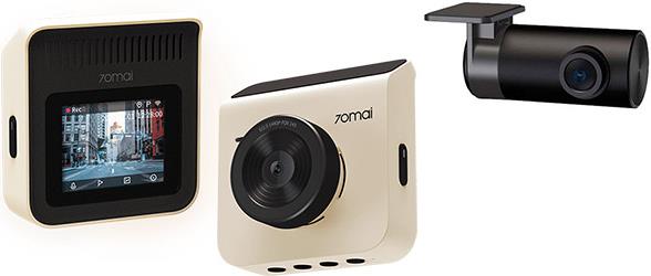 70mai Dash Cam A400 +Rear Cam RC09 Set White