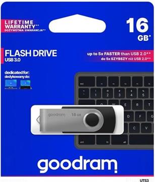 GOODRAM 16GB UTS3 black [USB 3.0]