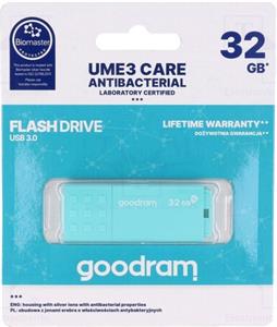 GOODRAM 32GB UME 3 Care cyan [USB 3.0]