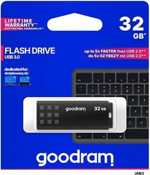 GOODRAM 32GB UME 3 black [USB 3.0]