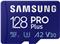 Samsung Pro PLUS microSDXC 128GB UHS-I U3 [Write 120MB / s Read 160MB / s] with reader