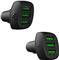 Green Cell Power Ride Car Charger 3x USB Ultra Charge, Quick Charge 3.0