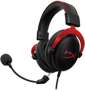 HP HyperX Cloud II Headset Wired Head-band Gaming Black, Red, 4P5M0AA
