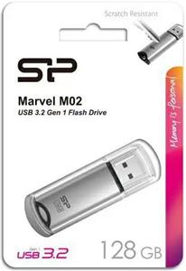 SP USB 3.0 FLASH DRIVE MARVEL M02 128GB SILVER