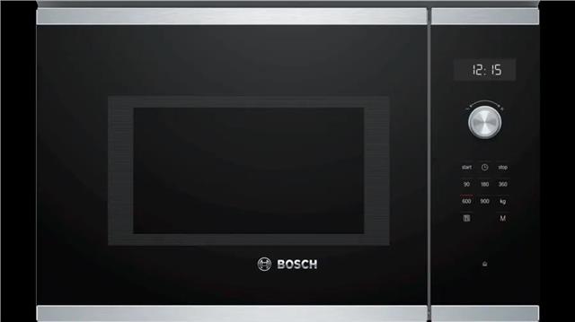 Ugradbena mikrovalna pećnica BOSCH BFL554MS0, 25 l, 900 W, inox