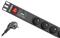 Lanberg PDU power strip, 7 slots, 2.0m