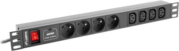 Lanberg 8-Slot 2.0m PDU Power Distribution Unit