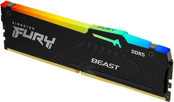 Kingston Fury Beast RGB 16GB [1x16GB 5200MHz DDR5 CL40 DIMM]