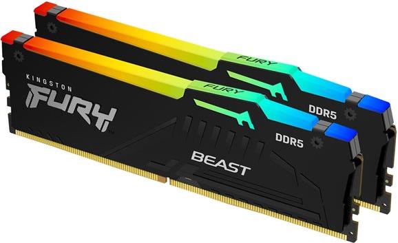 Kingston Fury Beast RGB 32GB [2x16GB 5200MHz DDR5 CL40 DIMM]