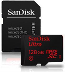 128 GB MicroSDXC SANDISK Extreme for ActionCams/Drones